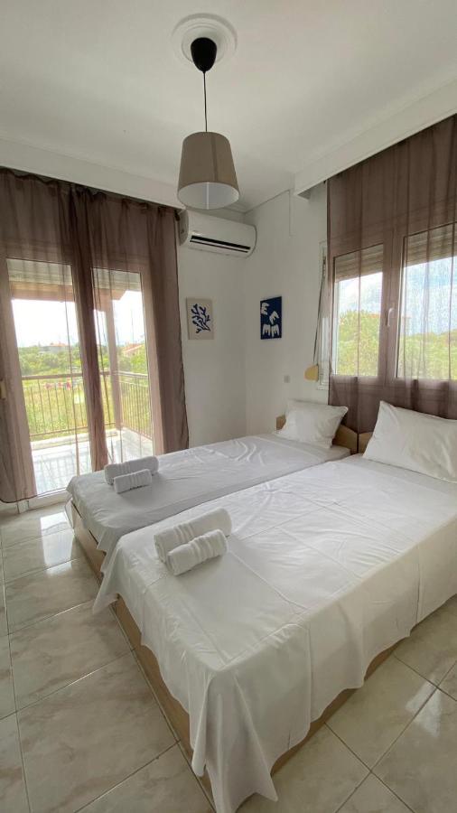Amazing Sea View Loft, Afytos Apartment Bagian luar foto