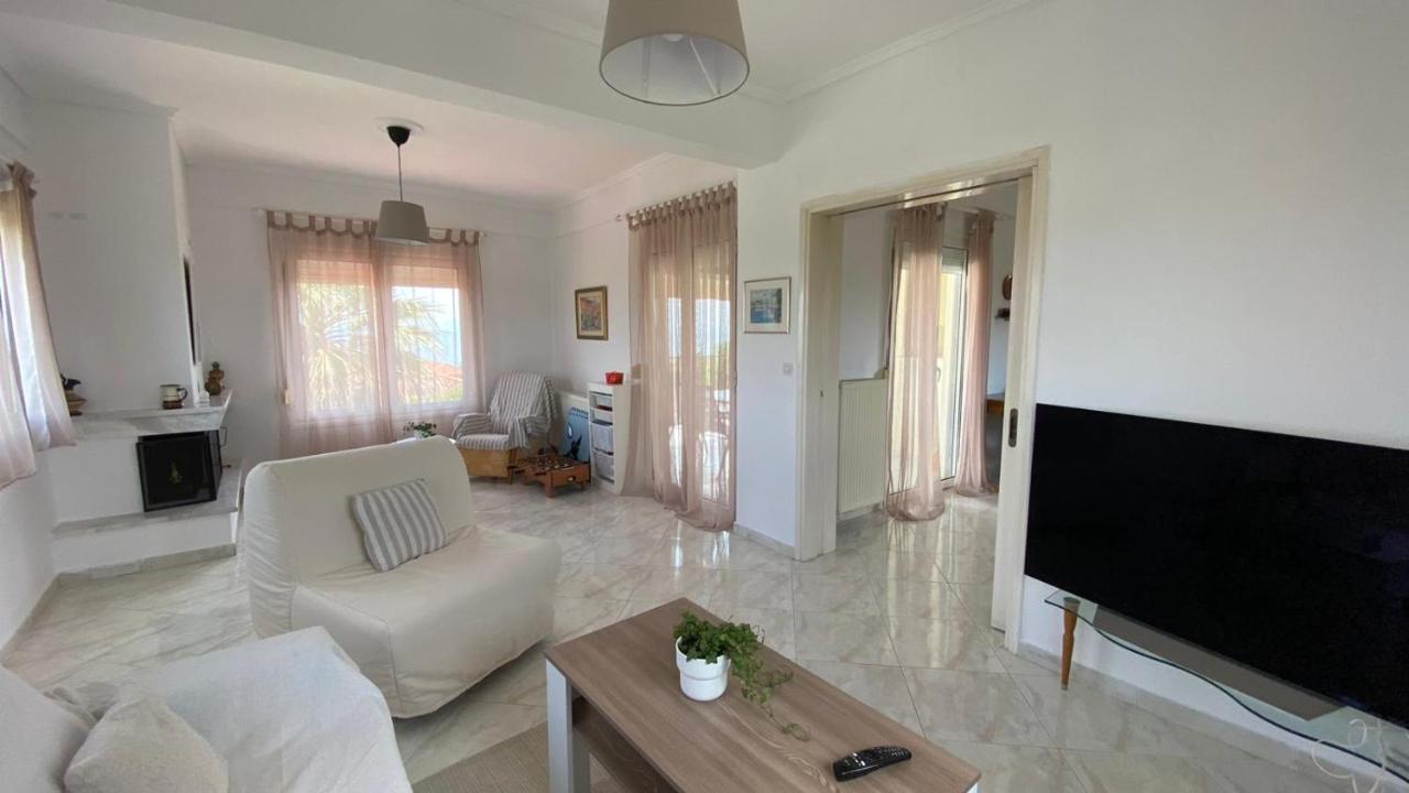 Amazing Sea View Loft, Afytos Apartment Bagian luar foto