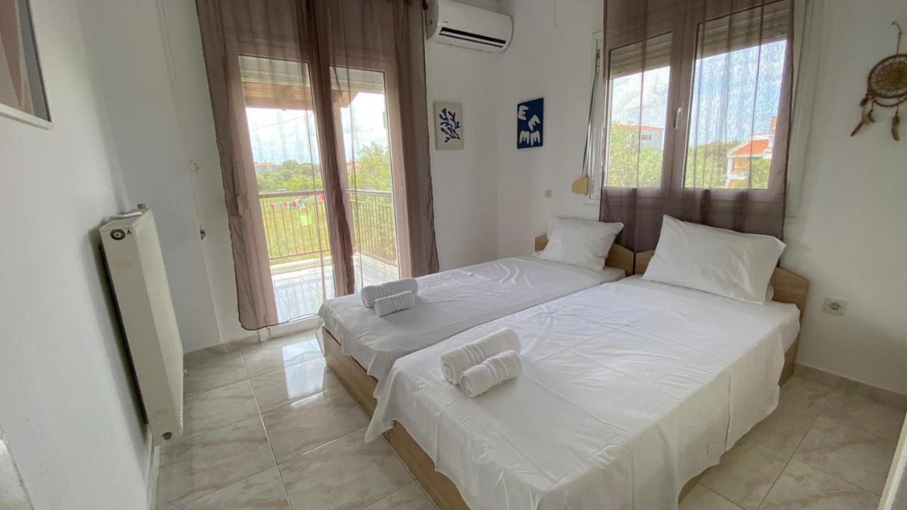 Amazing Sea View Loft, Afytos Apartment Bagian luar foto